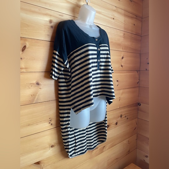 Striped high low top Nanushaka - Picture 5 of 6